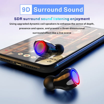 M12 TWS Bluetooth 5.0 Wireless HiFi Stereo Earphone